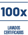 100 lavados