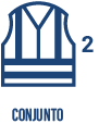 EN ISO 20471 - CONJUNTO CLASE 2