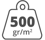 Alto gramaje 500gr/m2