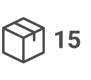 Cajas de 15 unidades